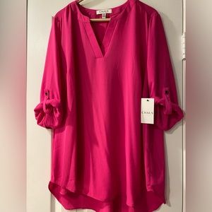 Pretty pink Chaus blouse NWT